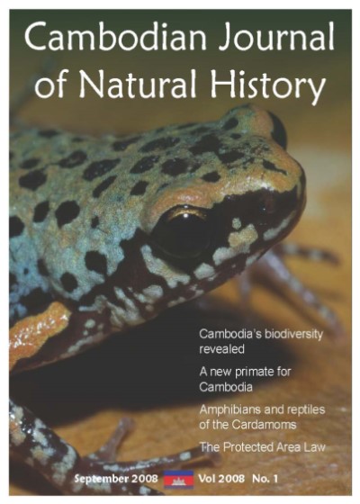 Cambodian Journal of Natural History (2008 Vol.1)