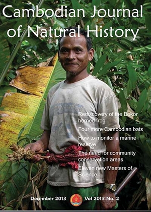 Cambodian Journal of Natural History (December 2013 Vol 2013 No. 2)