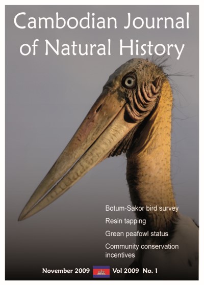 Cambodian Journal of Natural History (2009 Vol.1)